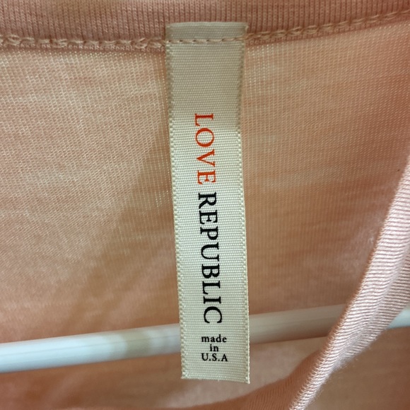 Love Republic Blush Criss Cross Cut Out Bodysuit - Picture 8 of 8